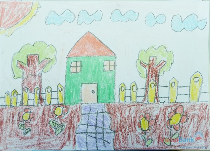 Em Khoan: "Em vẽ về ngôi nhà mơ ước của mình"